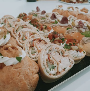 Plateau de petits fours salés