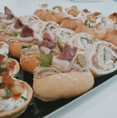 Plateau de petits fours salés