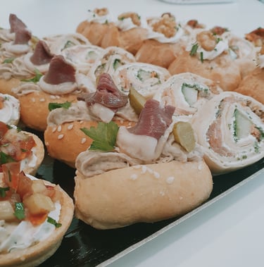 Plateau de petits fours salés