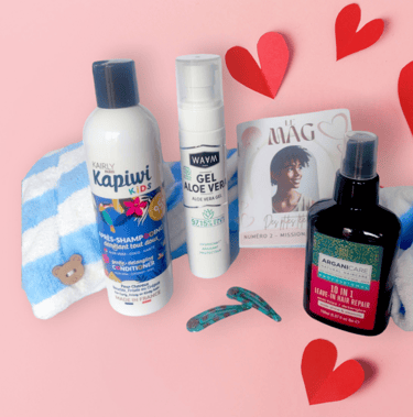 Produits coffret hydratation enfants cheveux texturés
