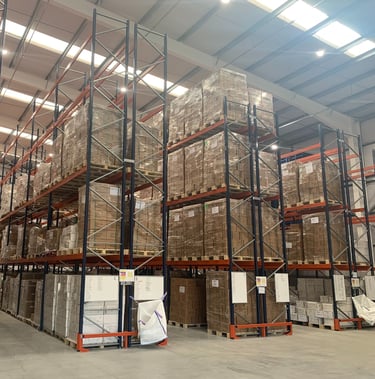 very narrow aisle pallet racking