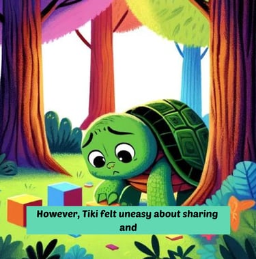 Tiki the Turtle book page
