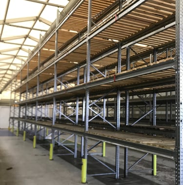 glanvished pallet racking