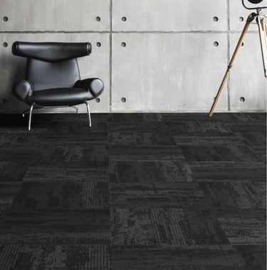 Irongate carpet tile collection featuring multiple commercial color option, ideal for office and retail interiors in London