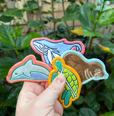 aquatic animal ceramics