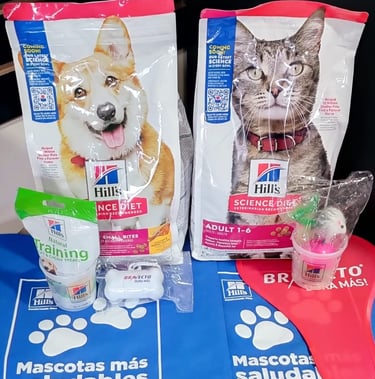Tenemos alimentos y treats marca Hills.