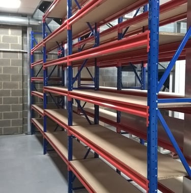 Stockroom with Longspan Shelving