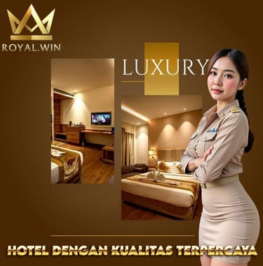 Fasad Royal Indonesia Hotel yang elegan dengan standar pelayanan berkualitas terpercaya.