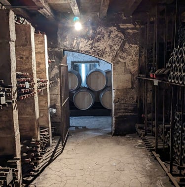 Ancient underground wine cellars