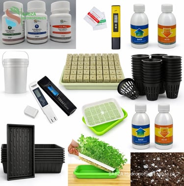 Hydroponic nutrients and accessories