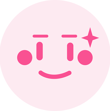 a smiley face with a star in the middle of the face
