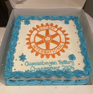 2024 Changeover celebration cake - yummy!