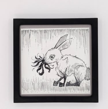 teenage phenom, rabbit illustration, whimsy