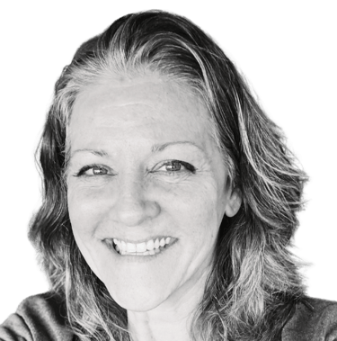 a woman with a smile on her face