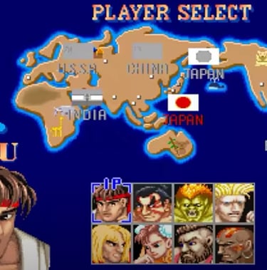 Pix Brix - Street Fighter 2 Character Selection