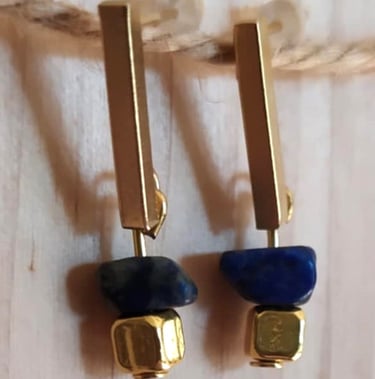 Bijoux Les Couleurs de Lo Lapis lazuli