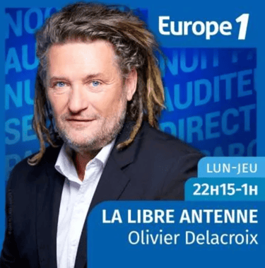 Olivier Delacroix sur Europe 1 pour la Libre antenne parle de la ferme de belon avec Fabrice Gourdon