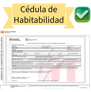 cedula de habitabilidad barcelona