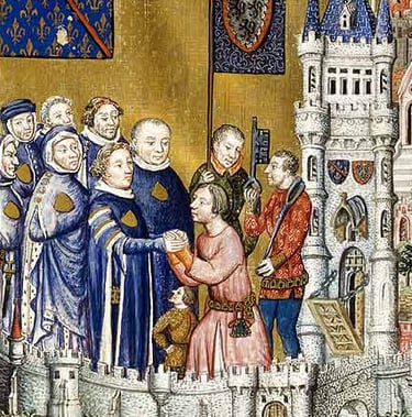 By Hommages du comté de Clermont-en-Beauvaisis, copie d'un manuscrit de 1373-1376, France