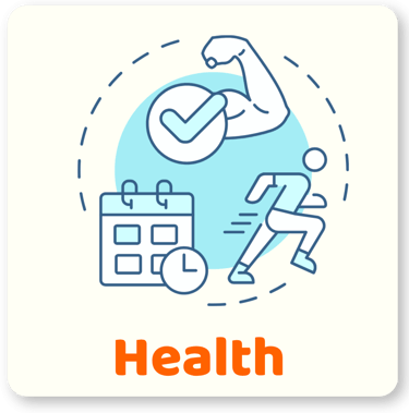 Sixth grade health and physical education curriculum for physical and mental well-being