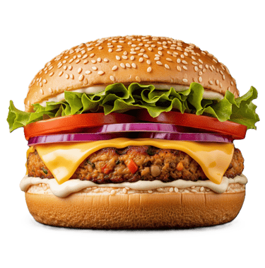Veg Cheese Burger from PremiYum Foods!