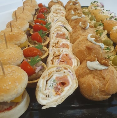 Plateau de petits fours salés