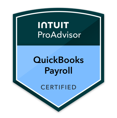 QuickBooks Payroll certification badge