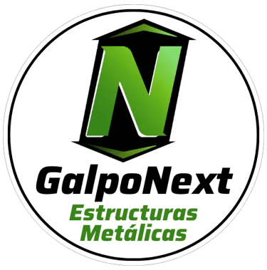 GalpoNext Estructuras Metálicas - Logo Circular