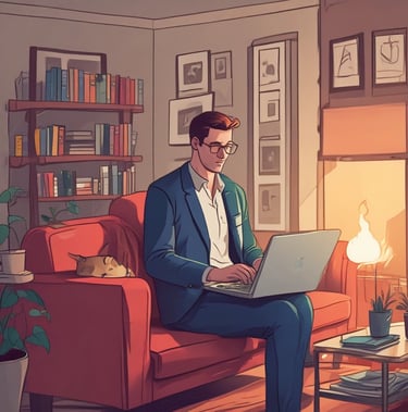 A curved facade covered in white latticework