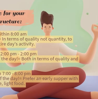 Structured Meal Timeline
