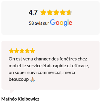Avis récents déposés sur Google