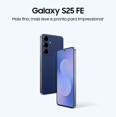 Celular Samsung Galaxy S25 Fe 5g 128gb 8gb Ram Câmera Tripla de 50 -12-8 Tela Grande de 6ponto7 Azul