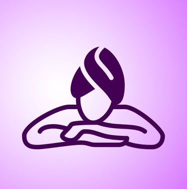 a woman getting spa