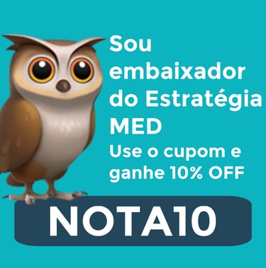 logo do cupom estrategia med NOTA10