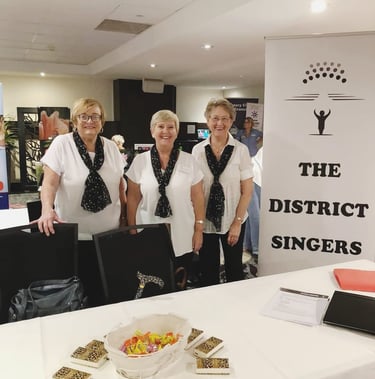 The District Singers at council event