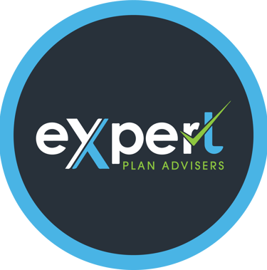 a blue and white expert plan to plan a successful business plan