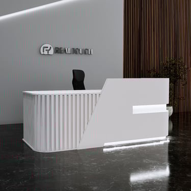 a reception table with a reception table and a reception table