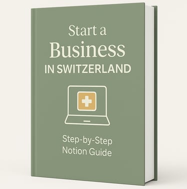 a book cover Start Your Business in Switzerland