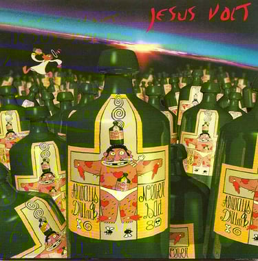 Pochette de l'album de Jesus Volt, always drunk never sad