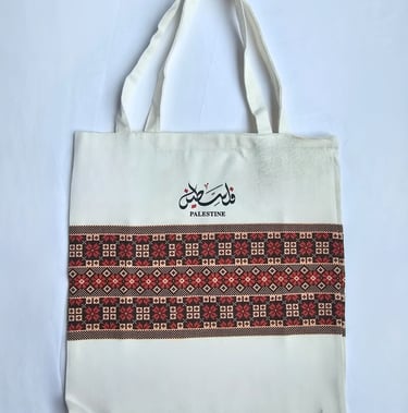 totebag tatreez palestine