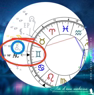 thème astral astrosoin astrologie chiron