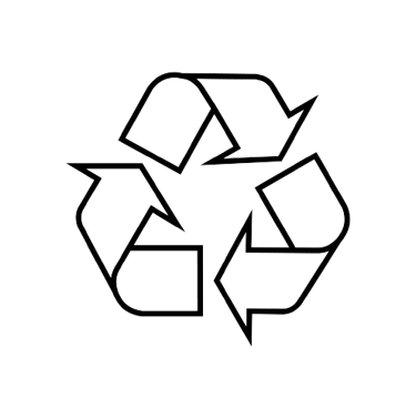 Recycling symbol.