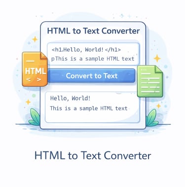 HTML to Text Converter