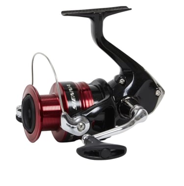 shimano sienna preto e vermelho ótimo pesca leve.