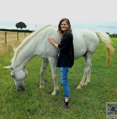 couple cavalier cheval retraite pre