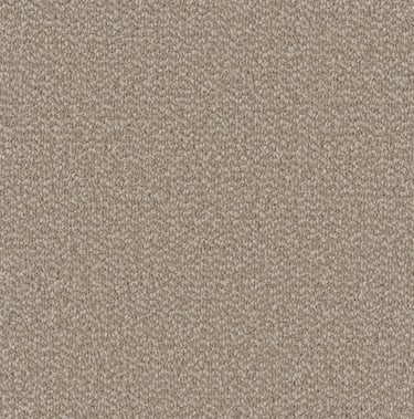 Interstellar 2143 Ivory Coast by DreamWeaver – medium-pile Berber carpet sample in a warm ivory beige tone.
