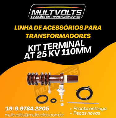 Kit Terminal Isolador AT 25 KV 110mm