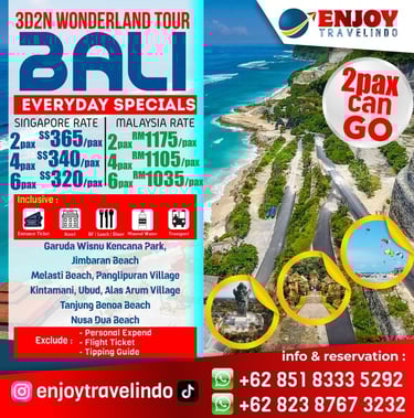 tour bali, tour lombok, tour manado, tour medan, tour indonesia
