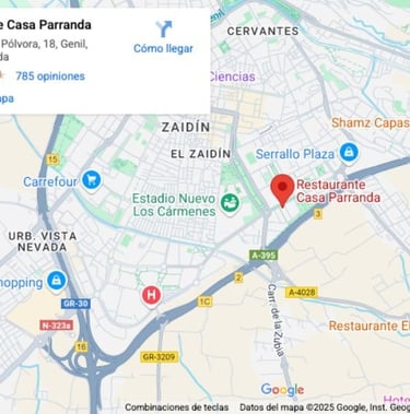 Cómo llegar Casa Parranda - Google Maps