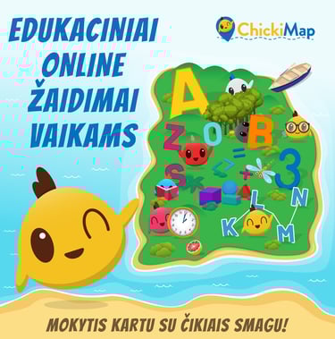 Edukaciniai online žaidimai vaikams